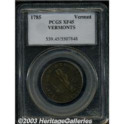 1785 COPPER Vermont Copper, VERMONTS XF45 PCGS.