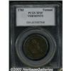 Image 1 : 1785 COPPER Vermont Copper, VERMONTS XF45 PCGS.