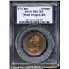 Image 1 : 1783 1C Washington & Independence Cent, Draped