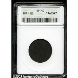 1811 1/2 C XF40 ANACS.