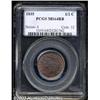Image 1 : 1835 1/2 C MS64 Red and Brown PCGS.