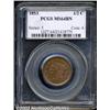 Image 1 : 1853 1/2 C MS64 Brown PCGS.