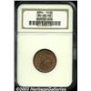 Image 1 : 1854 1/2 C MS65 Red NGC.