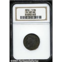 1836 1/2 C PR62 Brown NGC.