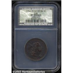 1794 1C Head of 1794 XF40 Details, Corroded, NC
