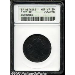 1797 1C Reverse of 1797, Stems--Corroded--ANACS