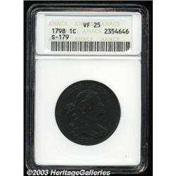 1798 1C Second Hair Style VF25 ANACS.