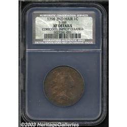 1798 1C Second Hair Style XF40 Details, Corrode