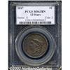 Image 1 : 1817 1C 13 Stars MS63 Brown PCGS.