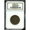 Image 1 : 1853 1C MS66 Brown NGC.