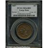 Image 1 : 1857 1C Large Date MS63 Brown PCGS.