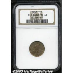 1857 1C MS63 NGC.