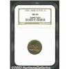 Image 1 : 1858 1C Large Letters MS64 NGC.