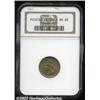 Image 1 : 1860 1C Pointed Bust MS63 NGC.