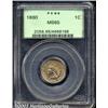 Image 1 : 1860 1C MS65 PCGS.