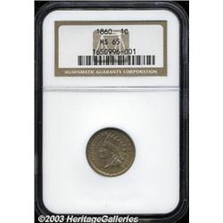 1860 1C MS65 NGC.