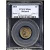 Image 1 : 1860 1C MS66 PCGS.