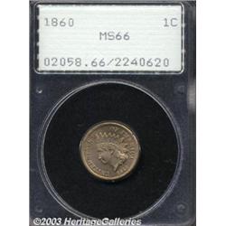 1860 1C MS66 PCGS.