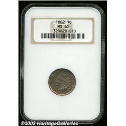 1862 1C MS65 NGC.