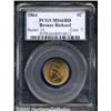 Image 1 : 1864 1C Bronze No L MS66 Red PCGS.