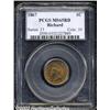Image 1 : 1867 1C MS65 Red PCGS.