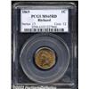 Image 1 : 1869 1C MS65 Red PCGS.
