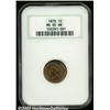 Image 1 : 1870 1C MS65 Red and Brown NGC.