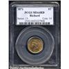 Image 1 : 1871 1C MS64 Red PCGS.