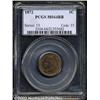 Image 1 : 1872 1C MS64 Red and Brown PCGS.