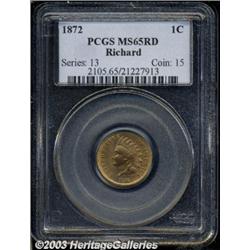1872 1C MS65 Red PCGS.