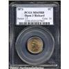 Image 1 : 1873 1C Open 3 MS65 Red PCGS.