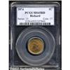Image 1 : 1874 1C MS65 Red PCGS.
