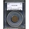 Image 1 : 1877 1C Good 6 Brown PCGS.