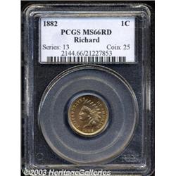 1882 1C MS66 Red PCGS.