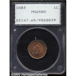 1883 1C MS65 Red PCGS.