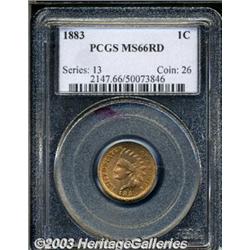 1883 1C MS66 Red PCGS.