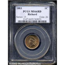 1883 1C MS66 Red PCGS.