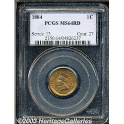 1884 1C MS64 Red PCGS.