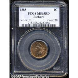 1885 1C MS65 Red PCGS.