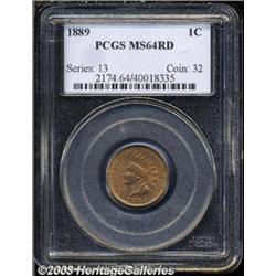 1889 1C MS64 Red PCGS.
