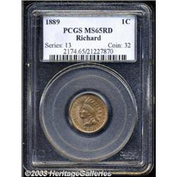 1889 1C MS65 Red PCGS.