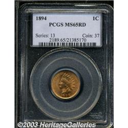 1894 1C MS65 Red PCGS.