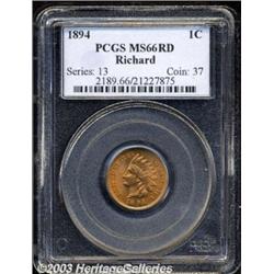 1894 1C MS66 Red PCGS.