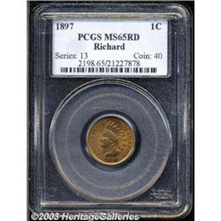 1897 1C MS65 Red PCGS.