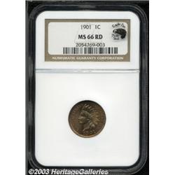 1901 1C MS66 Red NGC.