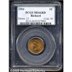 1903 1C MS66 Red PCGS.