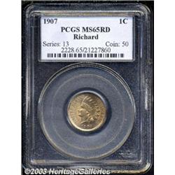 1907 1C MS65 Red PCGS.