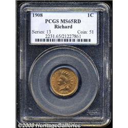 1908 1C MS65 Red PCGS.