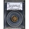 Image 1 : 1867 1C PR66 Red Cameo PCGS.