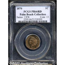 1870 1C PR66 Red PCGS.